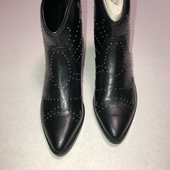 Free People Easy Does It Vegan Ankle Boots – ROOLEE New in box 𝅺free people black leather vegan studded boot ankle cowboy booties 8